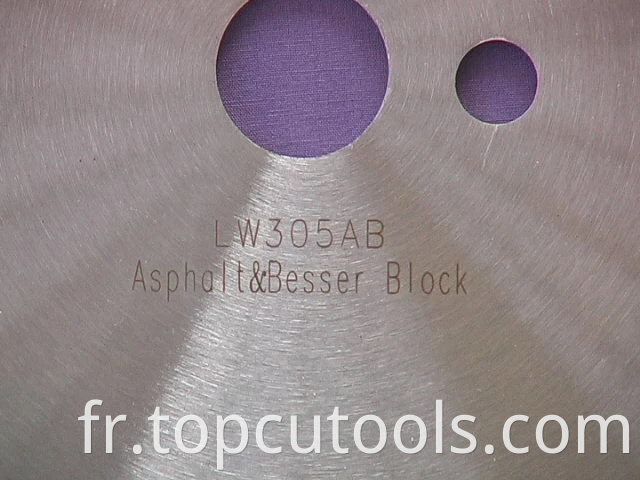 Disque diamant laser pour asphalte